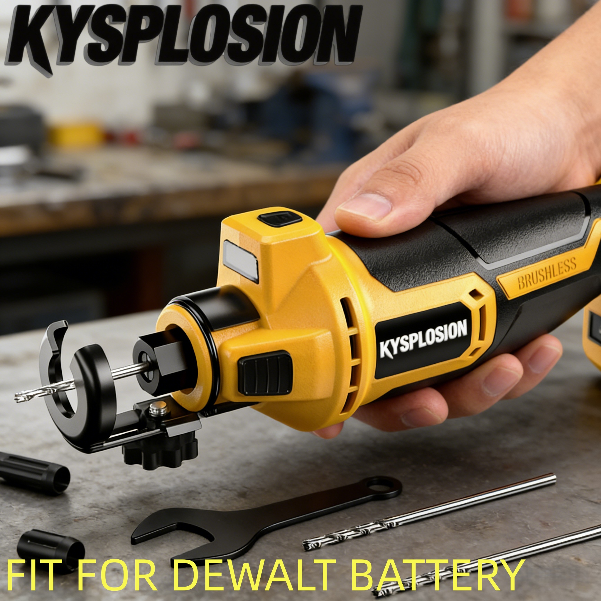 Power Tools Universal Battery - 3 Gears Brushless Electric Drywall Cut