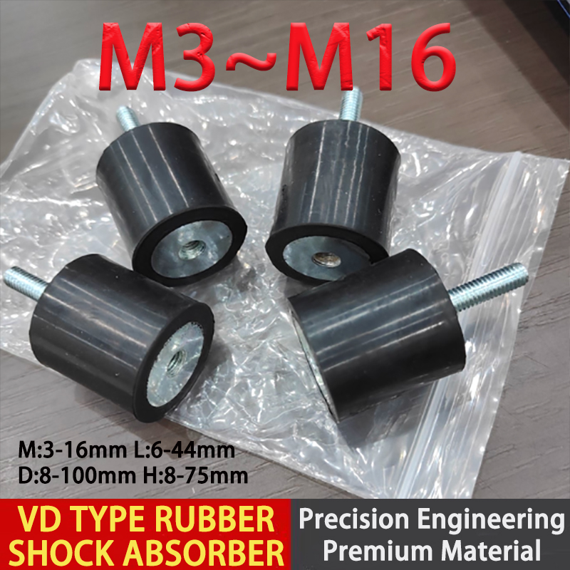 Power Tools Manufacturers - 1pcs Male Female Thread Rubber Shock