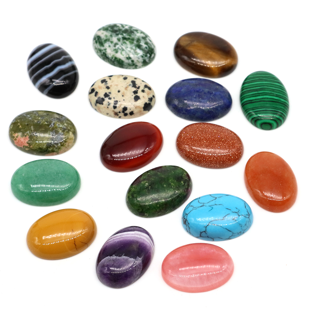 Power Tools Wholesale - 5pcs/lot Natural Stone Quartz Stones Oval