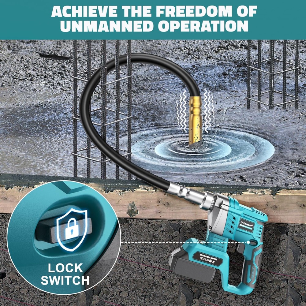 Handheld Concrete Vibrating To – обзор и цена Power Tools Universal Battery