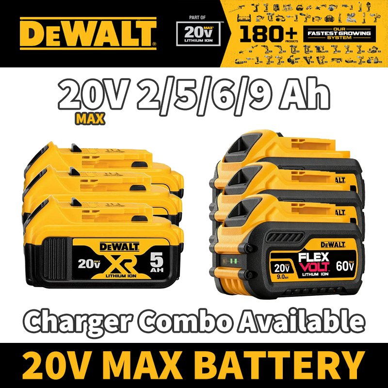 Genuine DeWALT 20V 5.0Ah High  – обзор и цена Dewalt Power Tools Xr