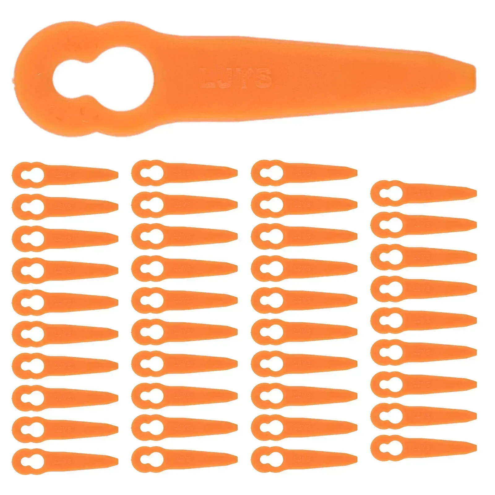40pcs Plastic Blades Lawn Mowe – обзор и цена Power Tools Orange