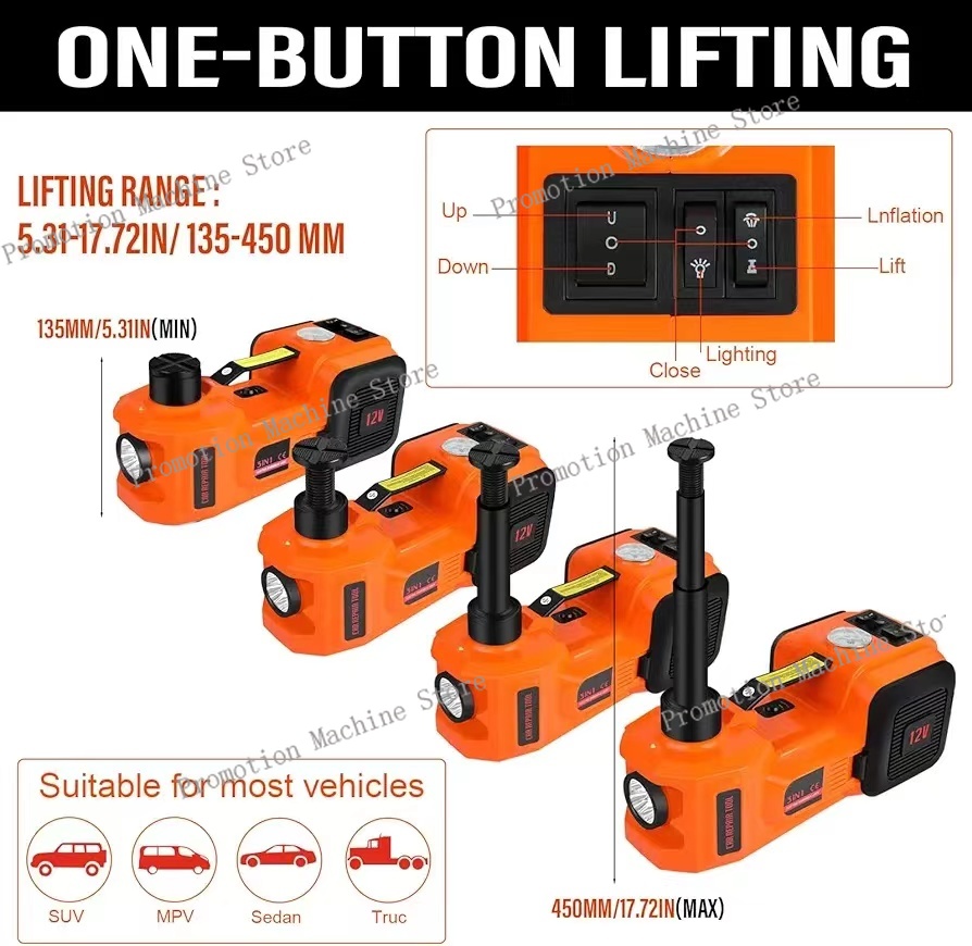 YYHC-Electric Hydraulic Car Ja – обзор и цена Power Tools Orange