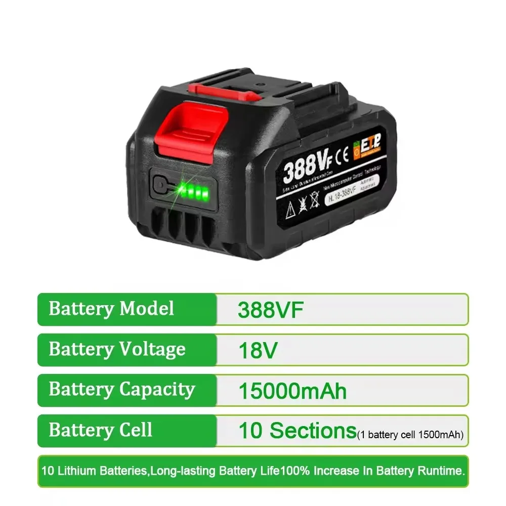 18V 388VF Battery 22500mah 150 – обзор и цена Power Tools Universal Battery