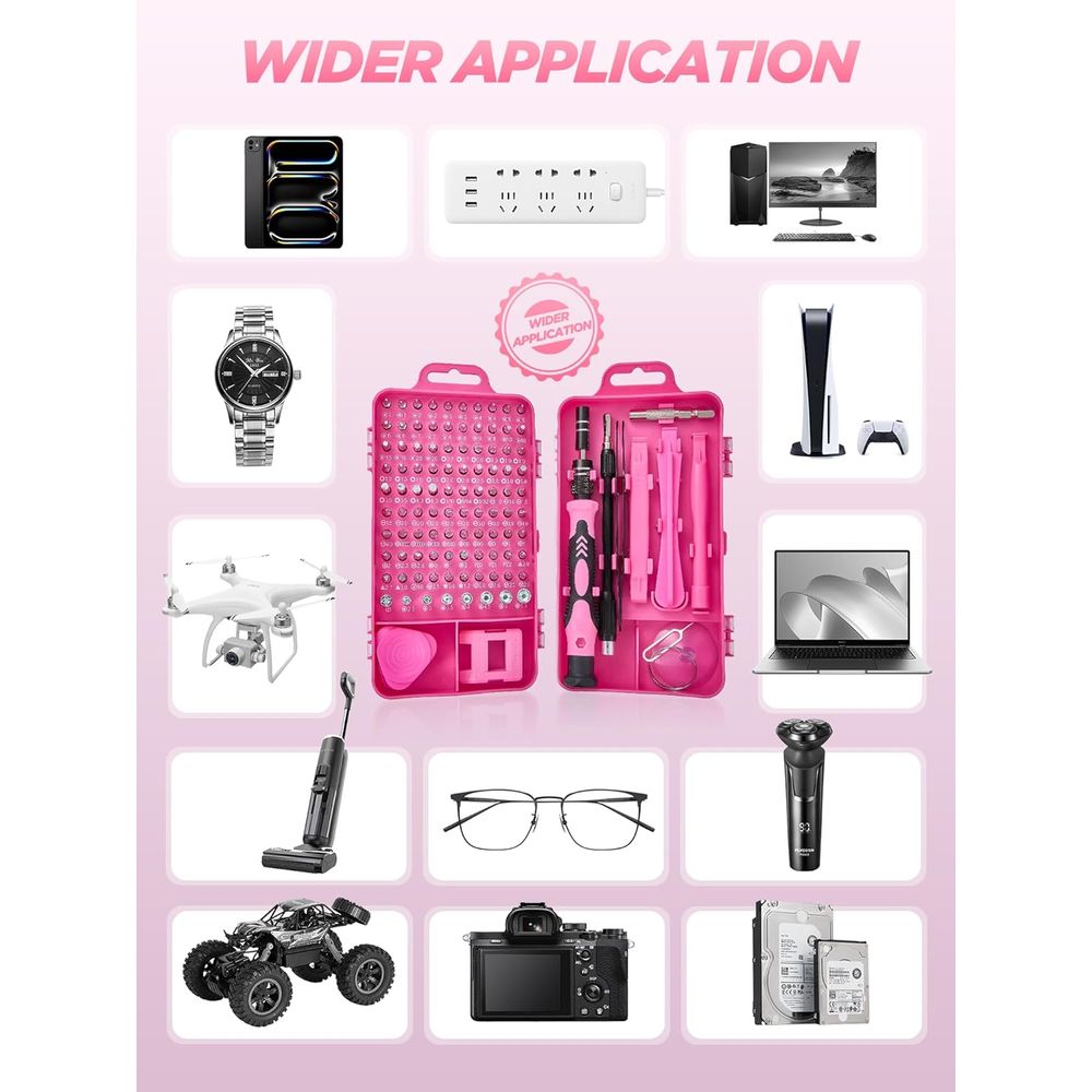 21V Pink Power Drill Set, 215- – обзор и цена Power Tools Pink