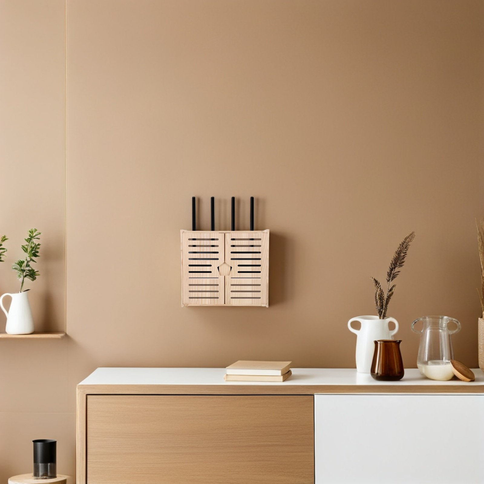 Wooden WiFi Router Storage Box – обзор и цена Power Tools Types