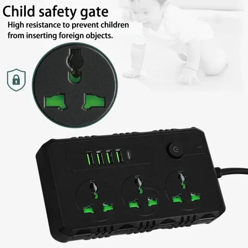 Power Strip with 4 USB and 1 T – обзор и цена Power Tools Extension
