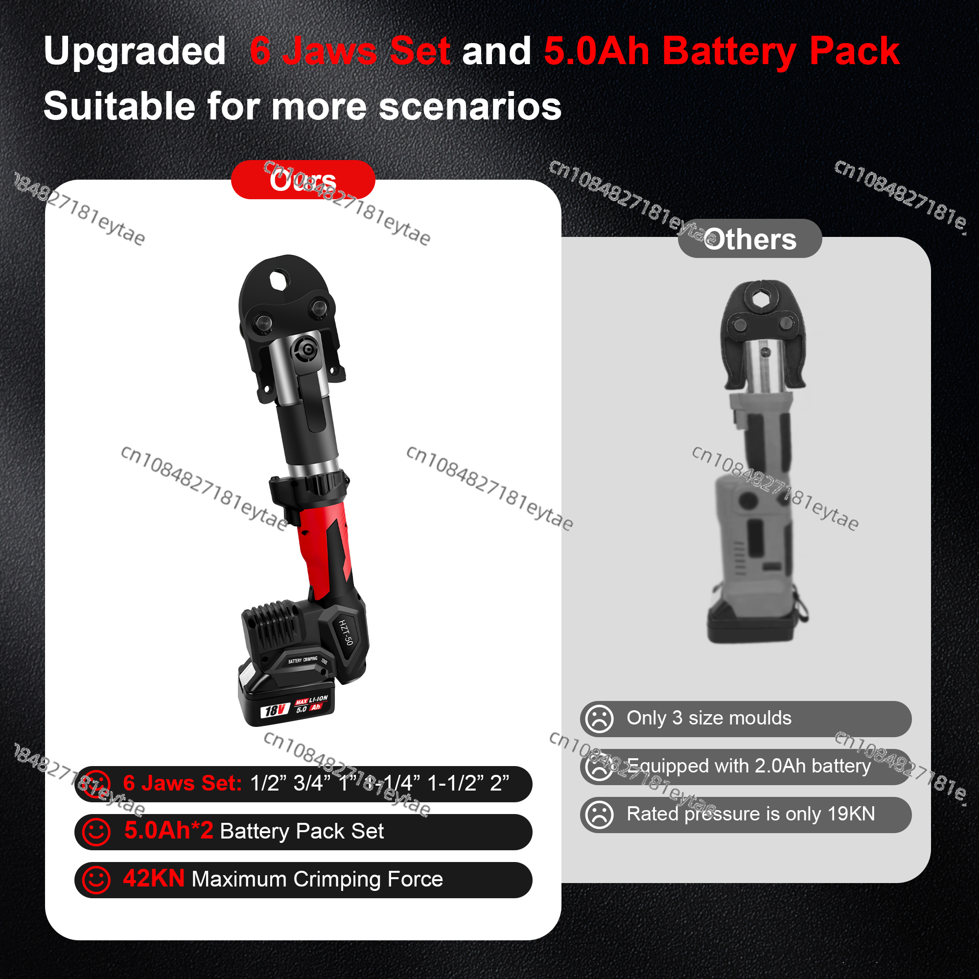 HZT-50 Rechargeable Battery Po – обзор и цена Power Tools Universal Battery