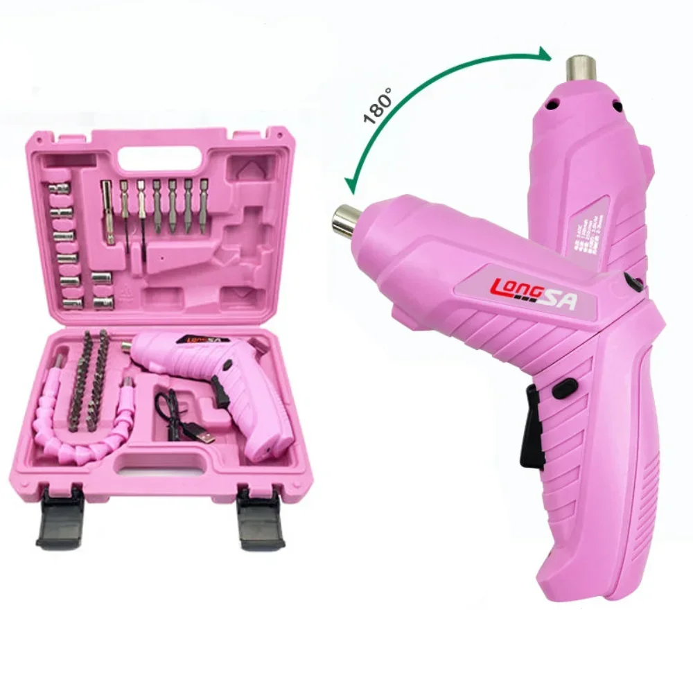 New Full Pink Electric Screwdr – обзор и цена Power Tools Pink