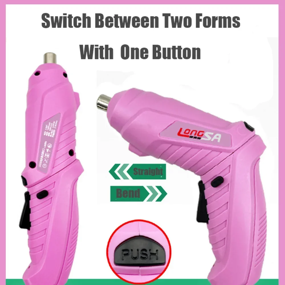 New Full Pink Electric Screwdr – обзор и цена Power Tools Pink
