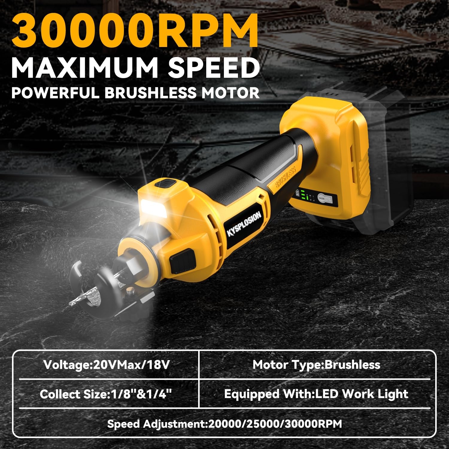 3 Gears Brushless Electric Dry – обзор и цена Power Tools Universal Battery