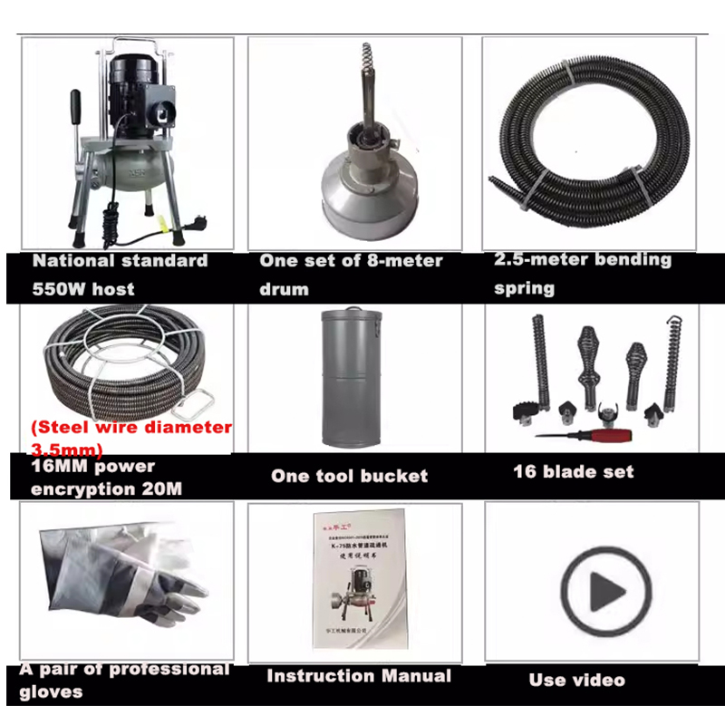 Electric Pipe Dredging Tool  W – обзор и цена Power Tools Types
