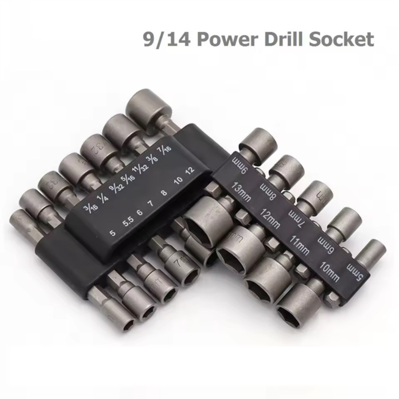 9/14Pcs Set Socket Wrench Powe – обзор и цена Power Tools Extension