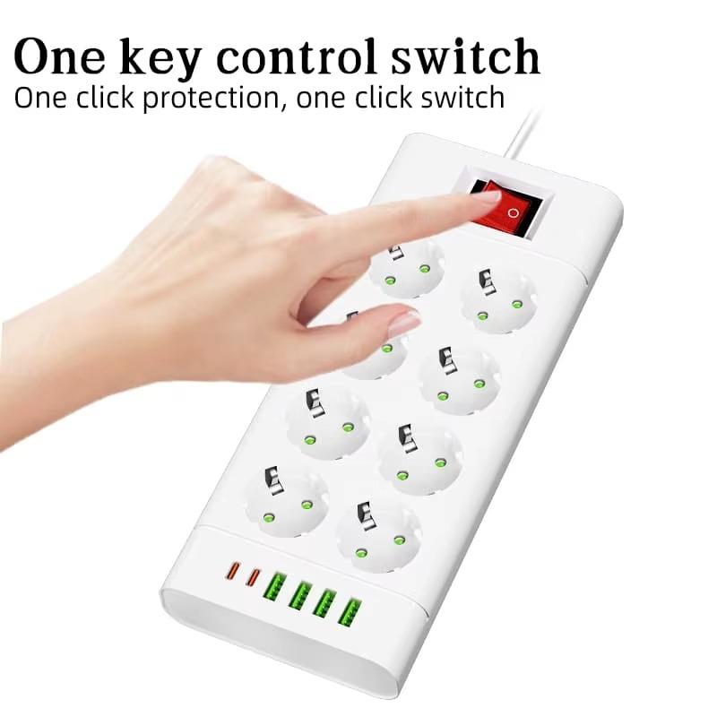 EU Plug Power Strip Outlet Ext – обзор и цена Power Tools Extension