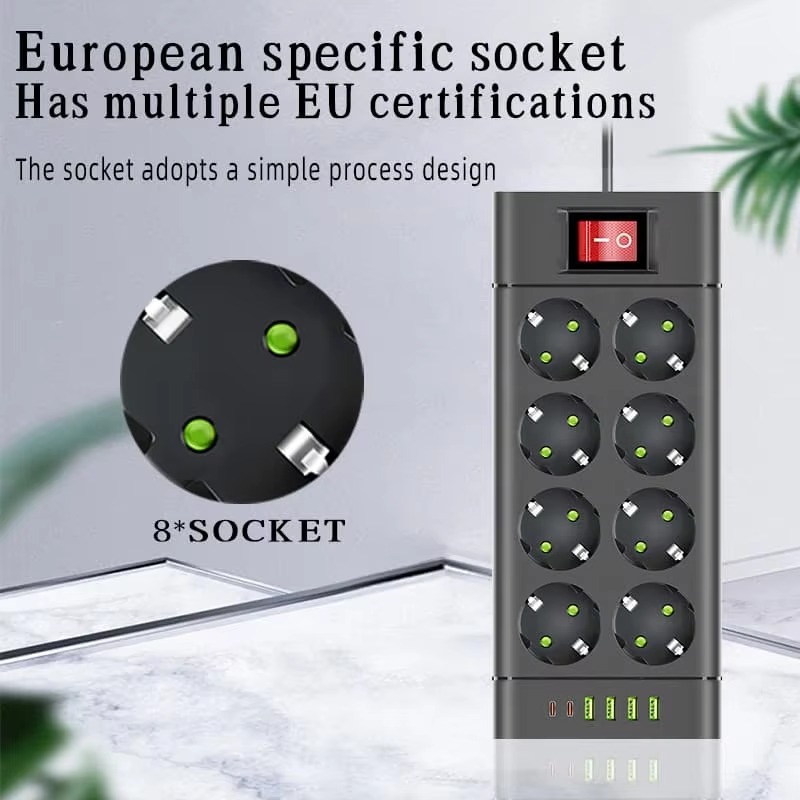 EU Plug Power Strip Outlet Ext – обзор и цена Power Tools Extension
