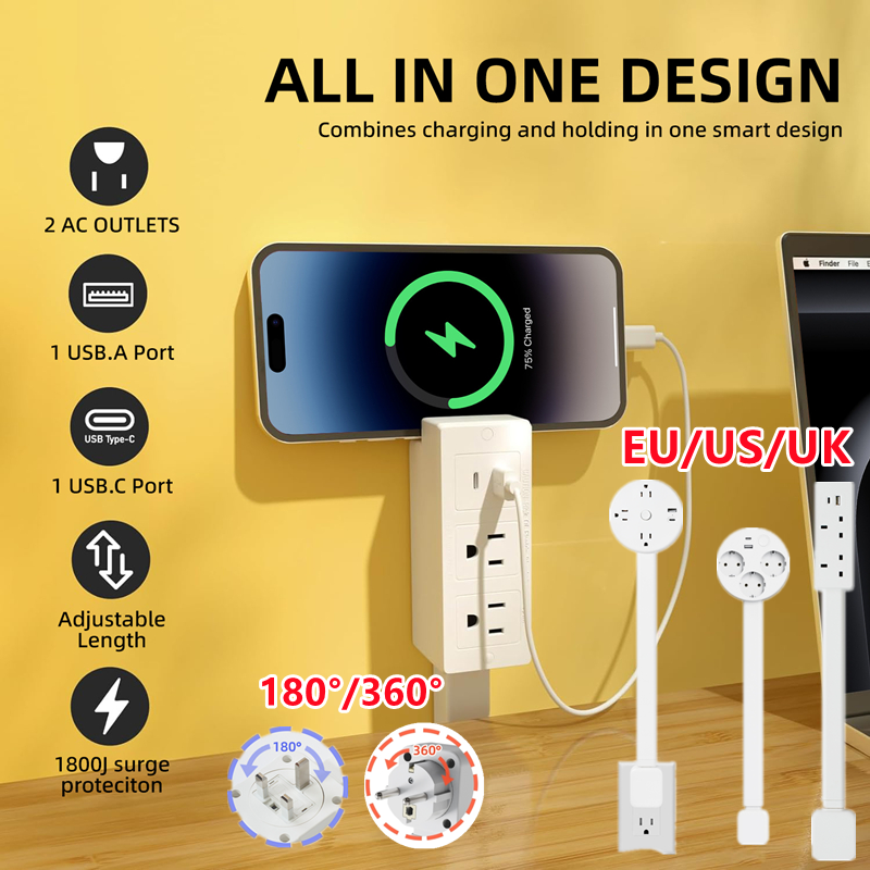 Retractable Socket Rotates Ele – обзор и цена Power Tools Extension