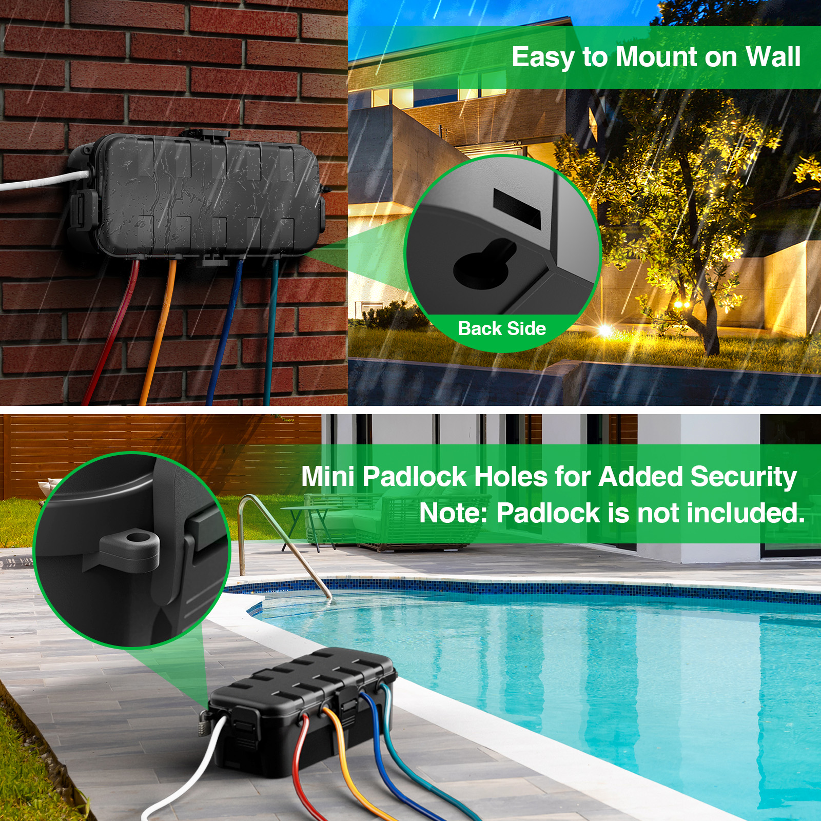 Medium Outdoor Electrical Box, – обзор и цена Power Tools Extension